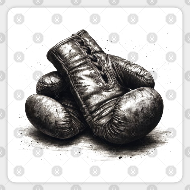 Antique boxing gloves shop